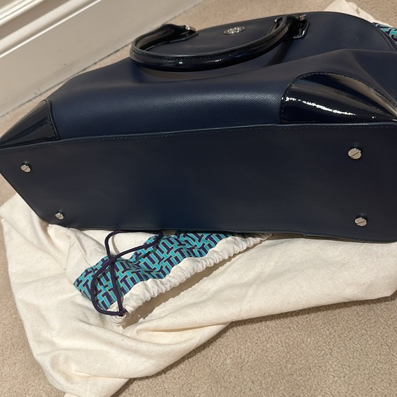 Super beautiful navy blue Tory Burch bag - Picture 4 of 6
